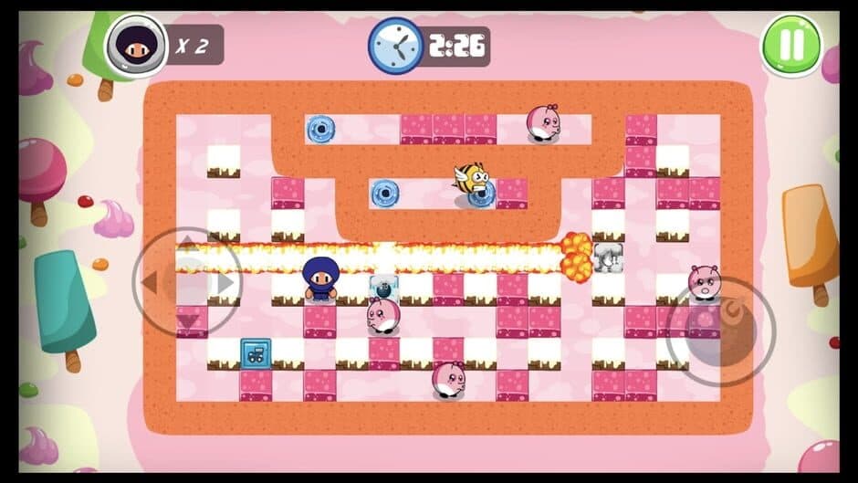 Скриншот 4 из Ninja Boy Adventures: Bomberman Edition
