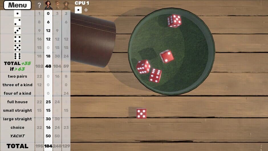 Скриншот 3 из Yacht Dice Family