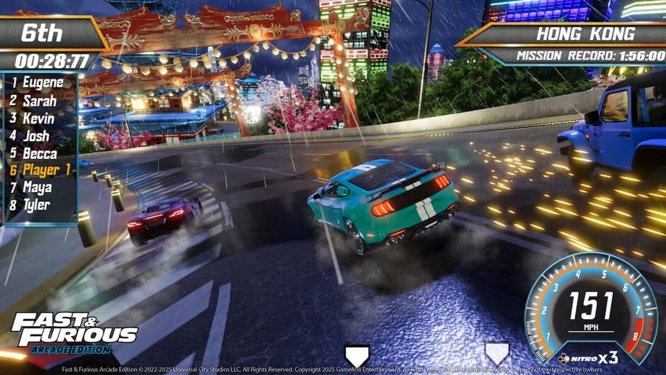 Скриншот 1 из Fast & Furious: Arcade Edition