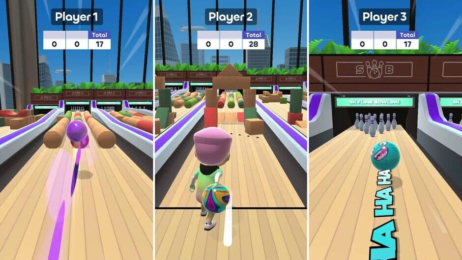 Скриншот 1 из Skyline Bowling: Bright Style