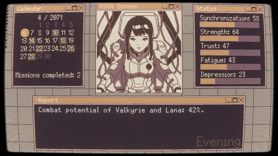 Скриншот 5 из Valkyrie Iteration: Mecha Pilot Raising Pocket Simulator