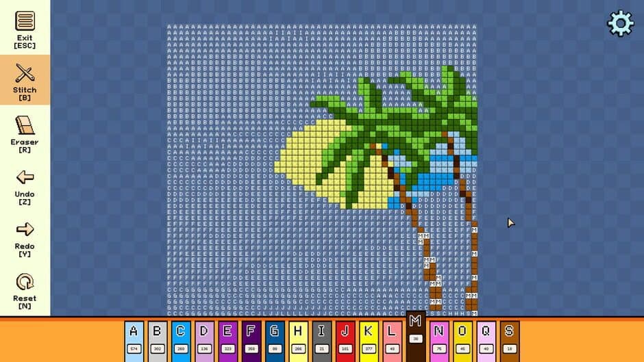 Скриншот 2 из Pixel Cross Stitch: Color by Number - Summer Pack 3