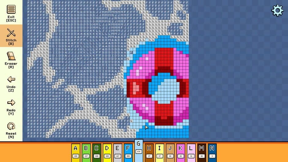 Скриншот 3 из Pixel Cross Stitch: Color by Number - Summer Pack 3