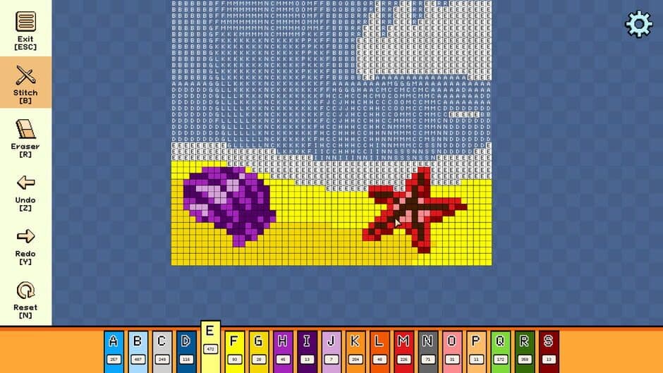 Скриншот 4 из Pixel Cross Stitch: Color by Number - Summer Pack 3