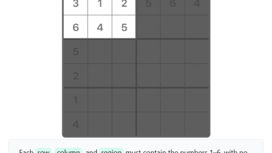 Скриншот 1 из Mini Sudoku