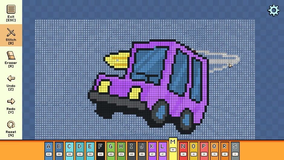 Скриншот 3 из Pixel Cross Stitch: Color by Number - Vacations Pack