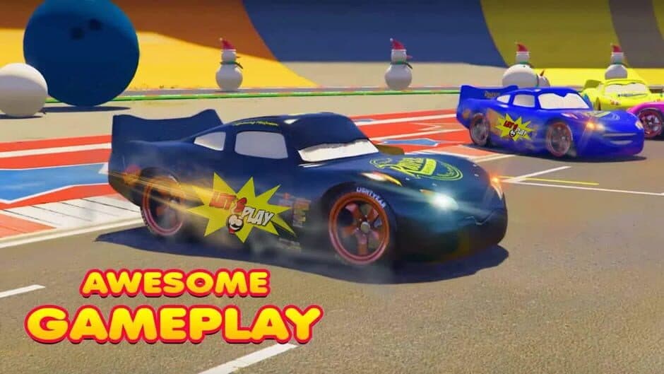 Скриншот 5 из Superhero Car Race: Mega Ramp