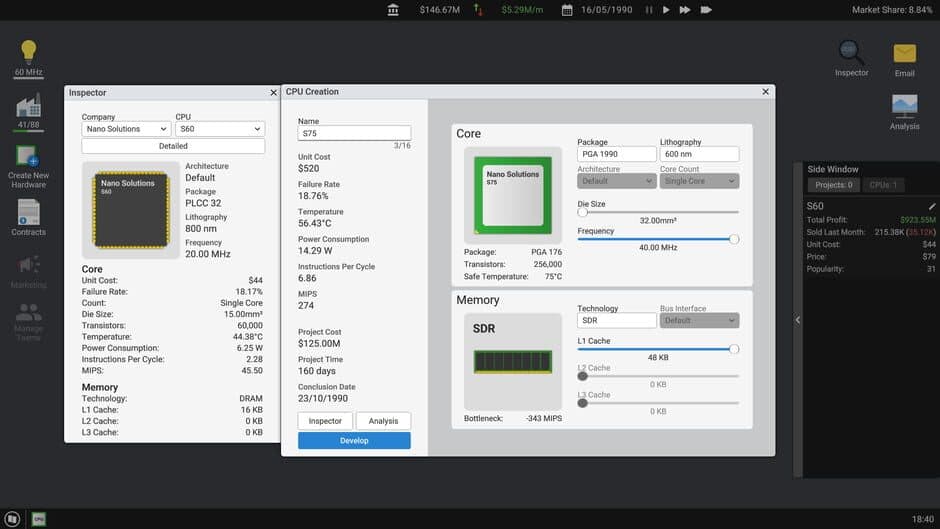 Скриншот 2 из Processor Tycoon
