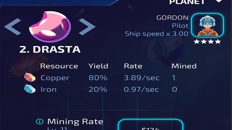 Скриншот 1 из Idle Planet Miner