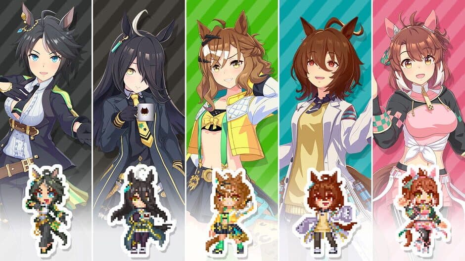 Скриншот 1 из Umamusume: Pretty Derby - Party Dash: DLC Vol. 2 - Team Geranium