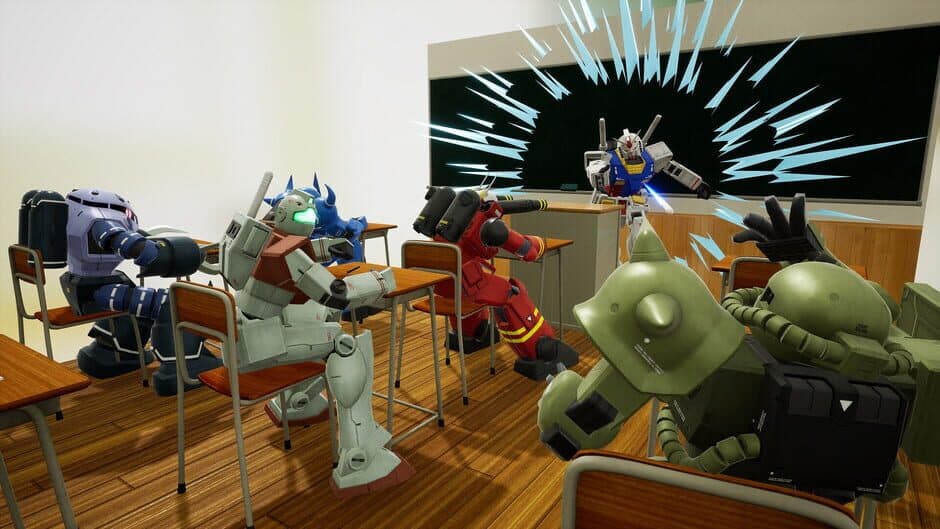 Скриншот 1 из Gundam Breaker 4: Diorama Pack 3 - Class Room Set & Haro