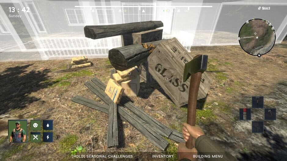 Скриншот 3 из Scandinavian Cottage Survival Simulator