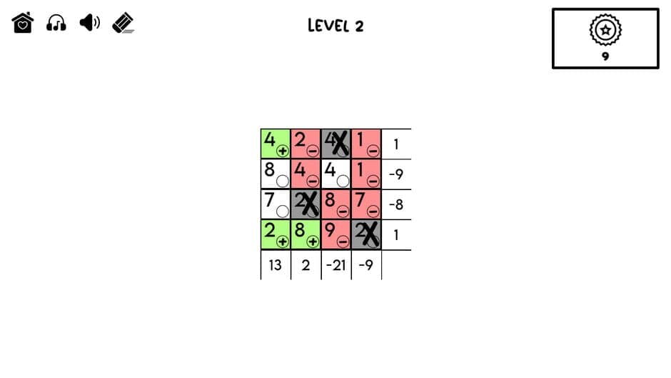 Скриншот 2 из Flipsum: A Puzzle by Claris Richter
