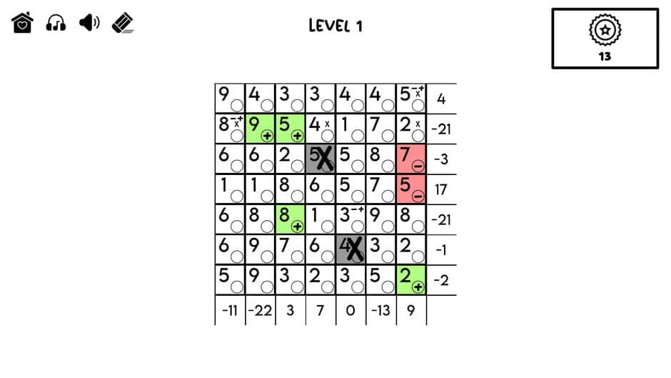 Скриншот 4 из Flipsum: A Puzzle by Claris Richter