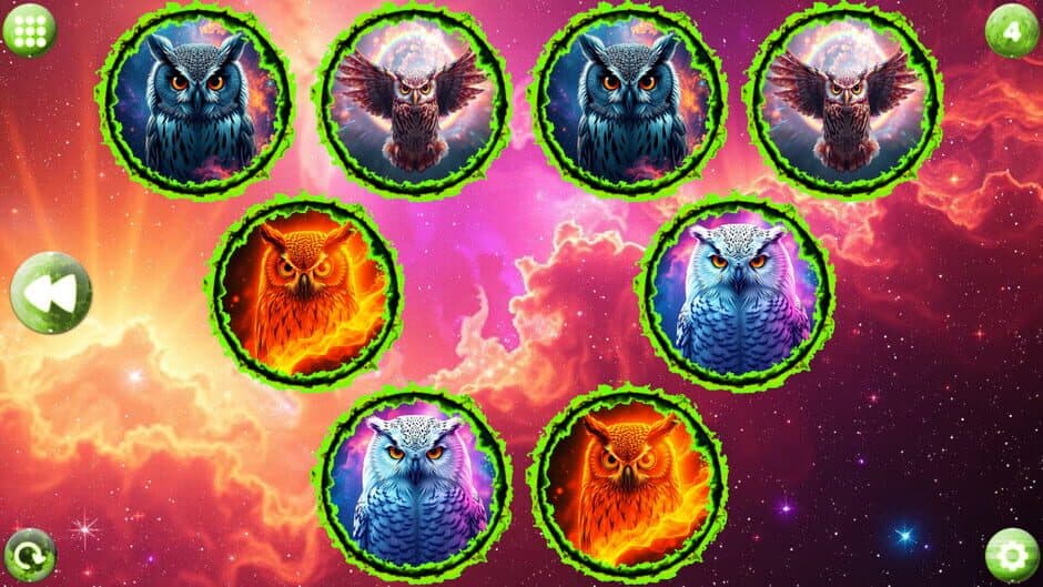 Скриншот 3 из Space Memory: Owls