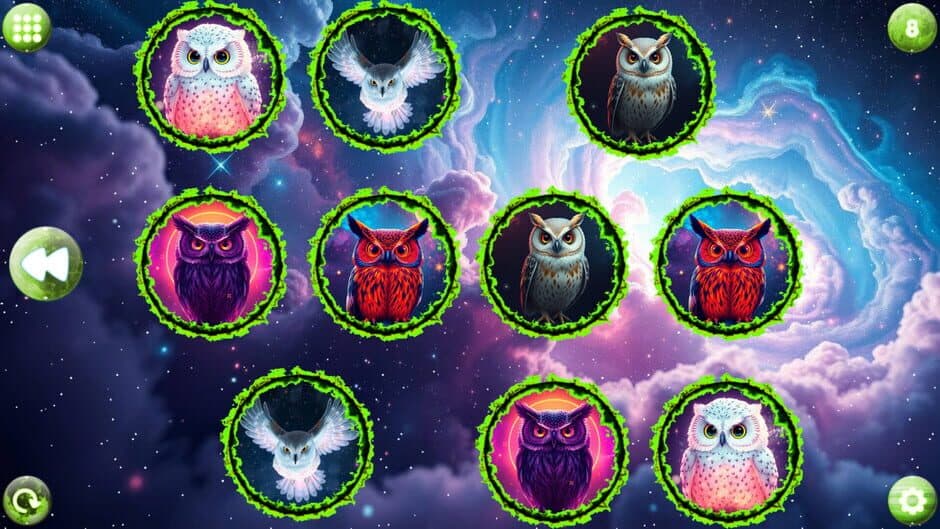 Скриншот 4 из Space Memory: Owls
