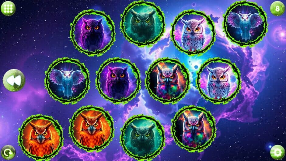 Скриншот 5 из Space Memory: Owls