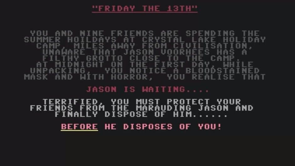 Скриншот 1 из Friday the 13th: The Computer Game