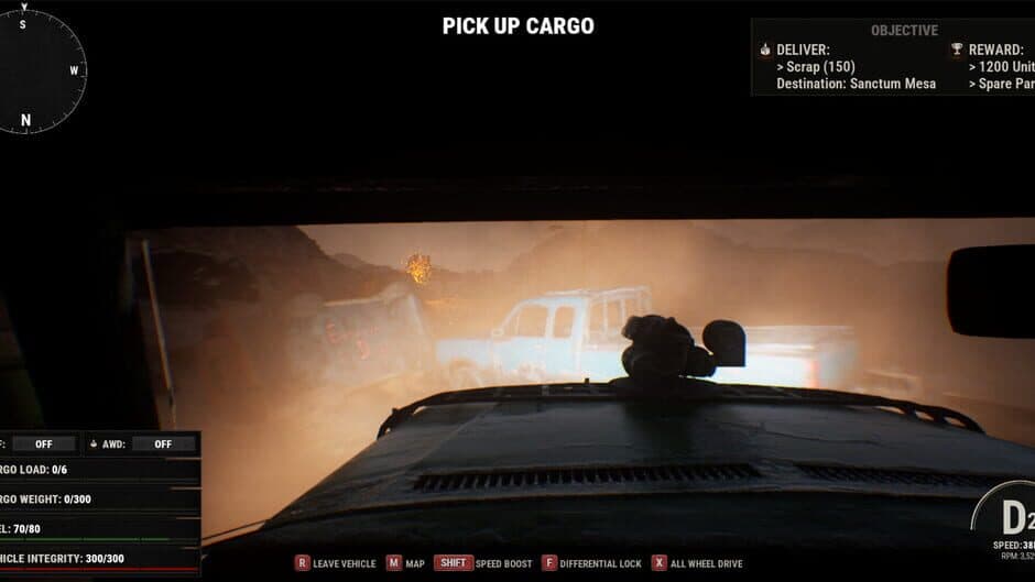 Скриншот 2 из Cargo: Co-Op Delivery Simulator in Post Apocalyptic World