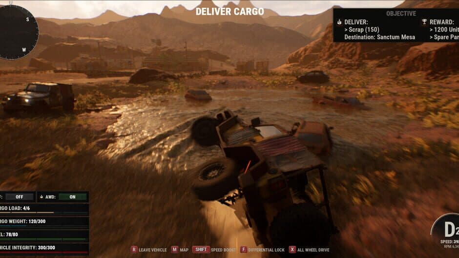 Скриншот 5 из Cargo: Co-Op Delivery Simulator in Post Apocalyptic World