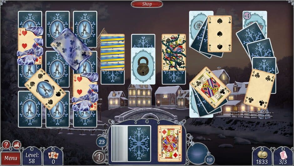 Скриншот 2 из Jewel Match Solitaire Winterscapes 3: Collector's Edition