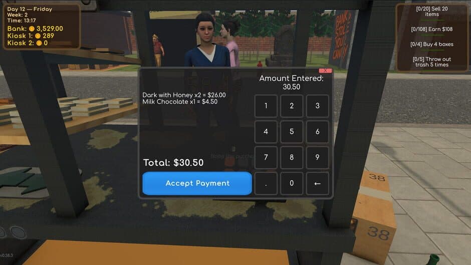 Скриншот 11 из Choco Kiosk Simulator