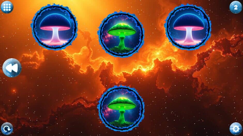 Скриншот 1 из Space Memory: Mushrooms