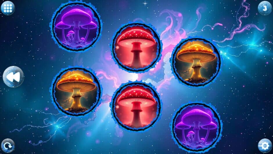 Скриншот 2 из Space Memory: Mushrooms
