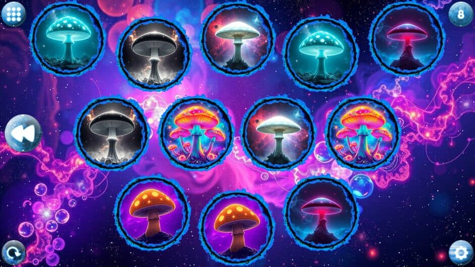Скриншот 5 из Space Memory: Mushrooms
