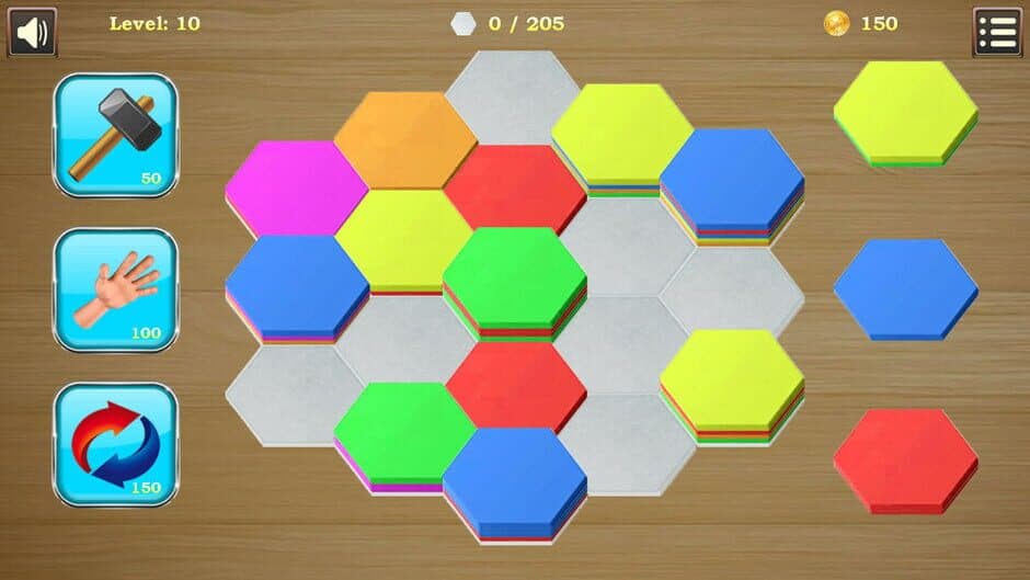 Скриншот 1 из Sort Hexa Tiles