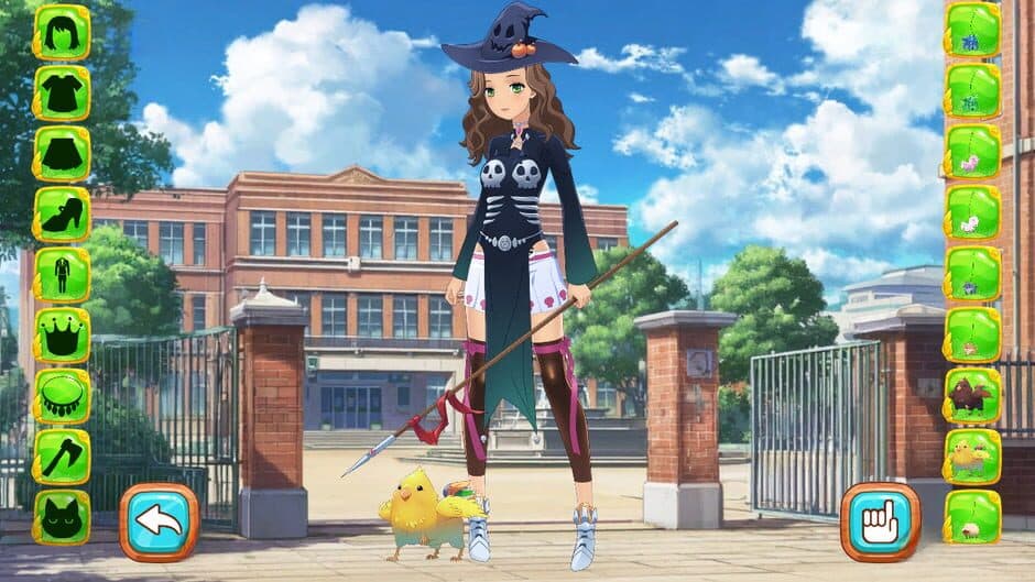 Скриншот 1 из Anime Girl Kawaii High School Dress Up
