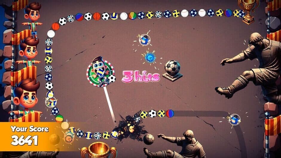 Скриншот 2 из Zumba: Soccer Marble League