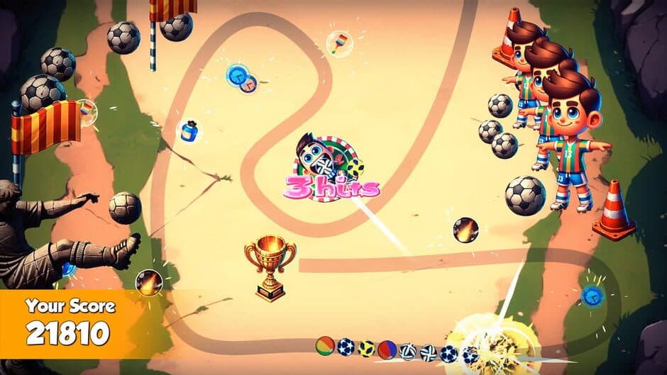 Скриншот 4 из Zumba: Soccer Marble League