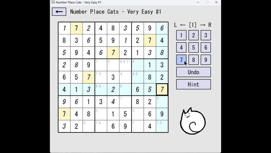Скриншот 4 из Number Place Cats