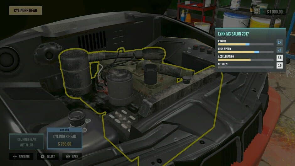 Скриншот 1 из Car Tuning Garage Simulator