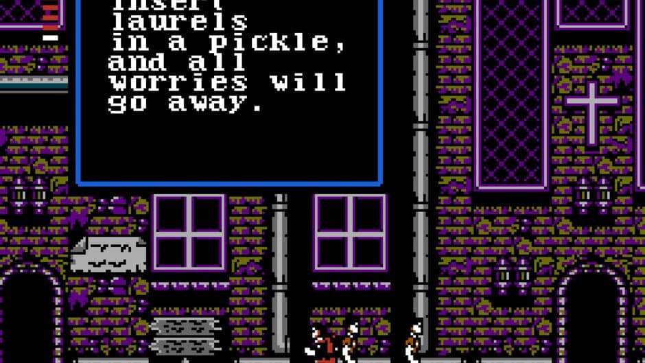 Скриншот 1 из Castlevania II English Re-Translation (+Map)