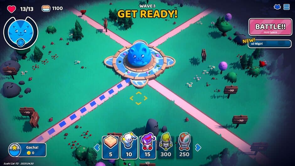 Скриншот 2 из Sushi Cat: Tower Defense