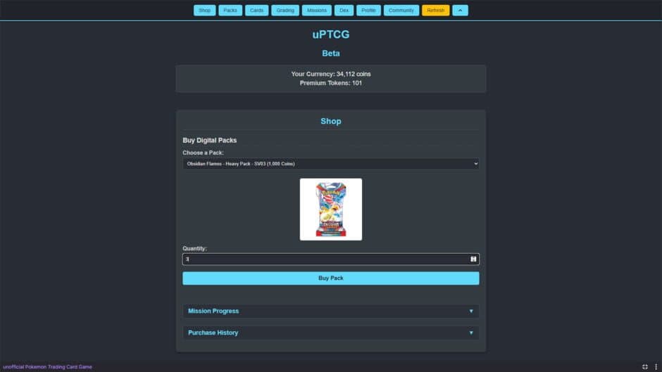 Скриншот 2 из Unofficial Pokemon Trading Card Game