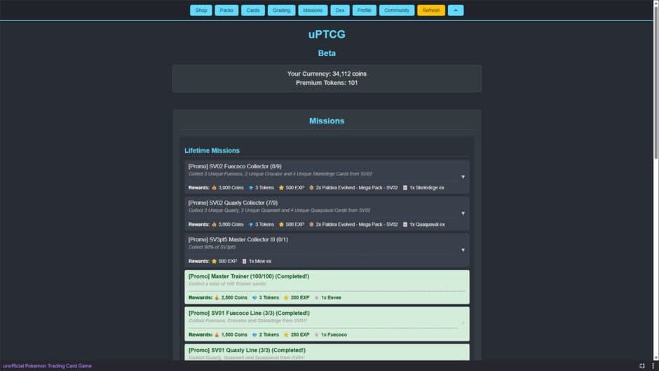 Скриншот 5 из Unofficial Pokemon Trading Card Game