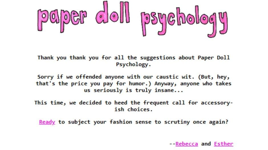 Скриншот 5 из Paperdoll Psychology