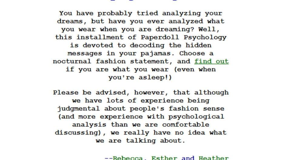 Скриншот 7 из Paperdoll Psychology