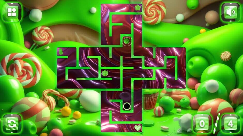 Скриншот 1 из Sweetie Candy Maze: Green Apple