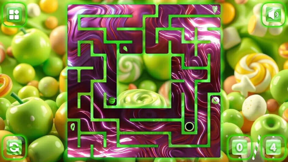 Скриншот 2 из Sweetie Candy Maze: Green Apple