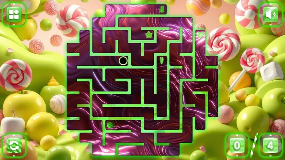 Скриншот 3 из Sweetie Candy Maze: Green Apple