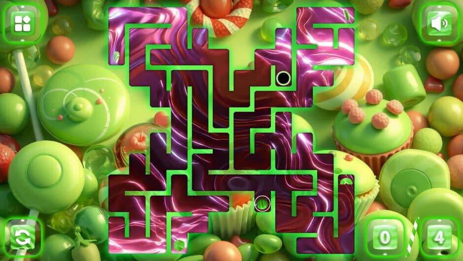Скриншот 4 из Sweetie Candy Maze: Green Apple