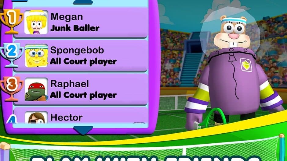 Скриншот 5 из Nickelodeon All-Stars Tennis