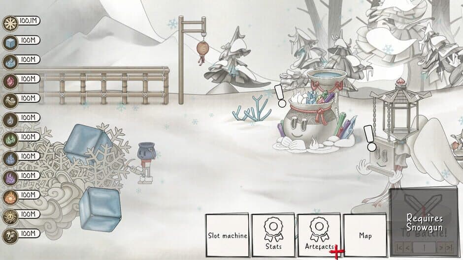 Скриншот 1 из Paint the Snow: Idle