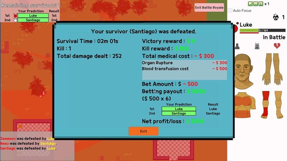 Скриншот 7 из Battle Royale Manager