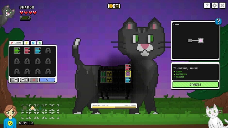 Скриншот 5 из Laser Battle Cats: Travel & Destroy!
