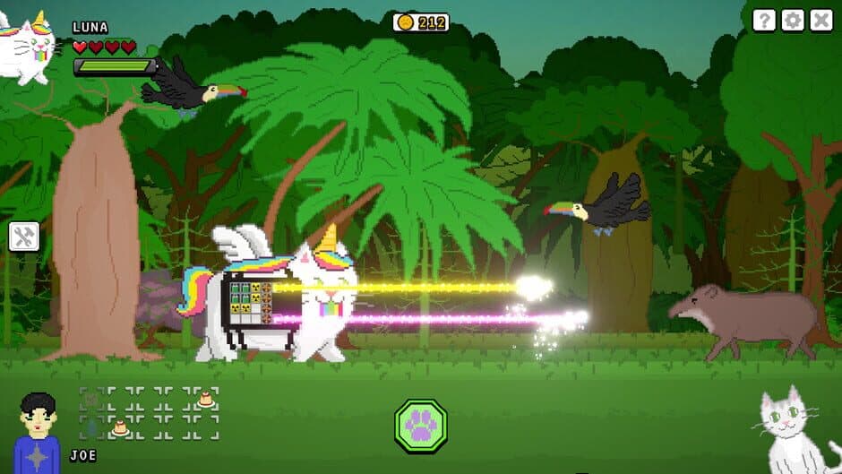 Скриншот 3 из Laser Battle Cats: Travel & Destroy!